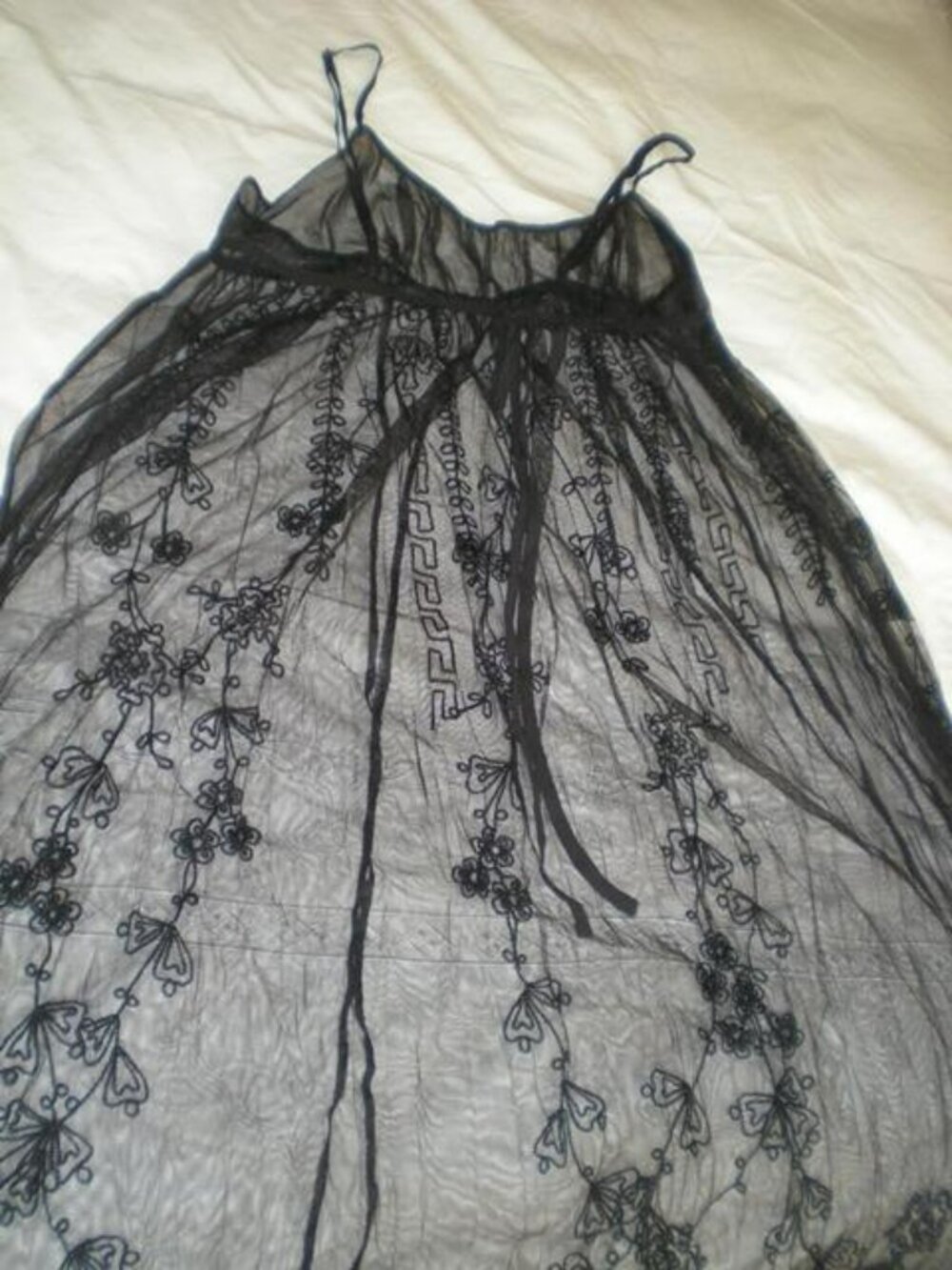 Black Sheer Nightgown